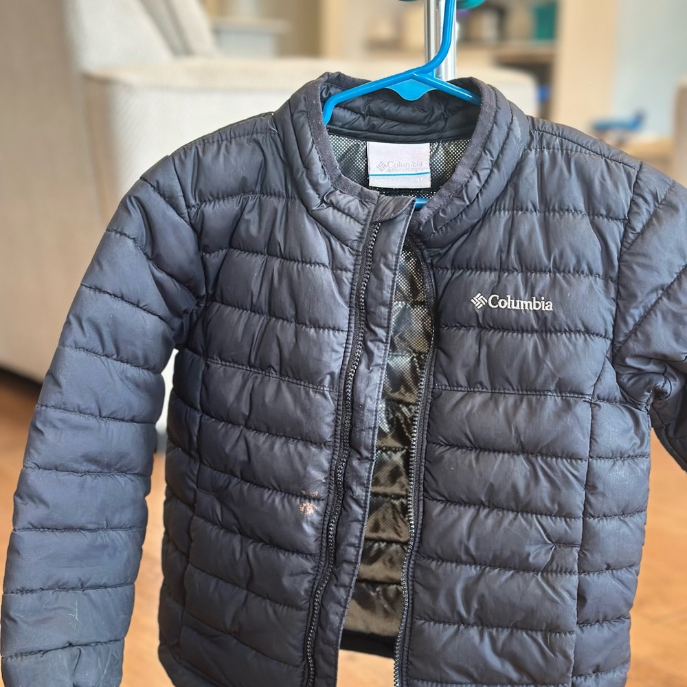 Columbia Kids Gray Puffer Jacket 4T